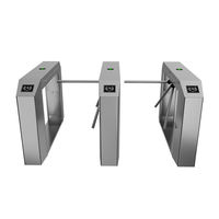 Portillon tripode de sécurité pour contrôle d'accès, système de circulation piétonne haute vitesse, mécanisme vertical pour bus et supermarchés