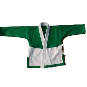 自定义BJJ GI，巴基斯坦BJJ GI 450 GSM珍珠编织金色编织BJJ GI