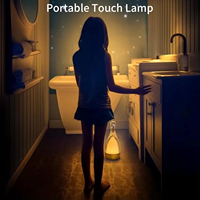 Lampes de chevet de table rechargeables RVB dorées modernes LED lampe de bureau sans fil pour le dîner de couple/table basse/restaurant/chambre à coucher