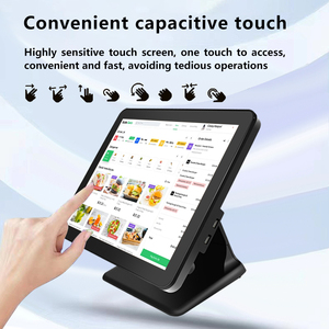 15inch thủ quỹ PC EPOS Máy tất cả trong một POS hệ thống máy quét mã vạch Máy in nhiệt POS thiết bị đầu cuối thiết bị cho bán lẻ - Product Image 2