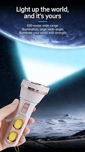 <span class=keywords><strong>Linterna</strong></span> Solar 2025 de Alta Eficiencia Lumínica, Bajo Consumo de Energía, Impermeable, ABS, Recargable por USB, Iluminación COB para Apagones - Product Image 6