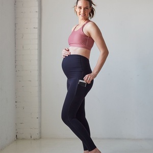 Pantalon de maternité doux confortable taille haute Leggings de yoga extensibles pour les femmes enceintes vêtements enceintes de haute qualité - Product Image 6