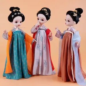 Jouets pour enfants articulés mobiles pour les filles 3D Big Eyes Beautiful DIY Fairy Doll With Clothes Dress Up doll
