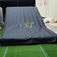 Sécurité professionnelle cascadeur gonflable saut Airbag atterrissage vtt BMX Freestyle Fmx Airbag rampe d'atterrissage gonflable