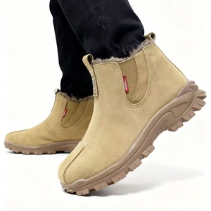 <span class=keywords><strong>Bottes</strong></span> <span class=keywords><strong>de</strong></span> sécurité Chelsea en cuir <span class=keywords><strong>de</strong></span> vache doublées <span class=keywords><strong>de</strong></span> polaire kaki pour hommes, anti-écrasement, anti-perforation, chaussures <span class=keywords><strong>de</strong></span> <span class=keywords><strong>travail</strong></span>, <span class=keywords><strong>bottes</strong></span> <span class=keywords><strong>de</strong></span> sécurité anti-perforation - Product Image 3