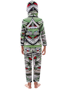 2025 nouveauté garçon Zombie combinaison avec capuche livre semaine fête habiller enfants sanglant momie Halloween Costume - Product Image 3