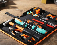 Ensemble d'outils multifonctionnels de 13 pièces avec tournevis isolés, ensemble d'outils ménagers, certifié GS, OEM personnalisé