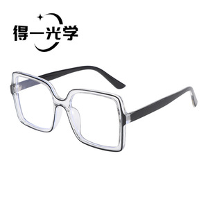 แว่นตาบลูไลท์ทรงสี่เหลี่ยมเต็มกรอบ ป้องกันรังสี เลนส์ PC สำหรับทุกเพศ - Product Image 1