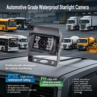 Caméra de véhicule OEM ODM IP68 avec vision nocturne infrarouge, objectif 2,8 mm 1080P et champ de vision large de 110 degrés