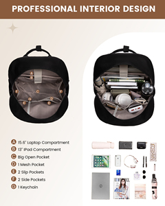 2025 Trending LOVEVOOK Mini mochila de moda para mujeres niñas Linda pequeña mochila <span class=keywords><strong>antirrobo</strong></span> para la escuela trabajo Viaje compras - Product Image 3