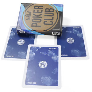 Cartes à Jouer Personnalisées avec Logo Imprimé, 100% Plastique Enduit, Étanche, pour le Poker Arabe, Écologiques, Durables, pour la Famille - Fabricant - Product Image 4