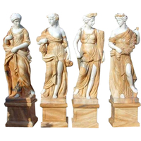 Offre Spéciale jardin sculpté à la main lampes en pierre dame tenant la lampe statue statues de jardin notre dame statue sculpture lampe
