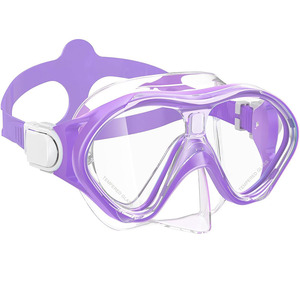 Máscara de <span class=keywords><strong>Buceo</strong></span> de Silicona para Niños con Certificación CE, Precio de Fábrica, Máscaras de Snorkel Luminosas para Niñas y Niños - Product Image 1