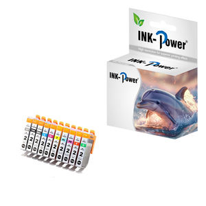 الحبر الطاقة PGI1 PGI2 PGI <span class=keywords><strong>1</strong></span> <span class=keywords><strong>2</strong></span> قسط متوافق نافثة للحبر الملون خرطوشة حبر لكانون PIXMA MX7600 IX7000 PRO9500 طابعة - Product Image 1