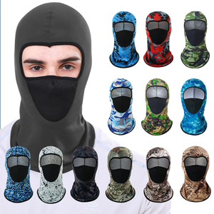 Cagoule de sport d'extérieur en soie glacée respirante, protection du cou, masque facial de cyclisme, unisexe adulte, couvre-chef en maille d'été - Product Image 3