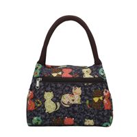 Sac fourre-tout léger et imperméable EASTAR LB002 en tissu Oxford imprimé avec fermeture éclair, idéal pour le déjeuner ou comme petit sac à main pour maman