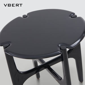 WBERT Table à thé en chêne massif faite à la main Design belge Table d'appoint à vent silencieux importée nordique pour <span class=keywords><strong>meubles</strong></span> de salon - Product Image 2