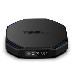 새로운 모델 T95 PLUS RK3566 칩셋 4GB 32GB 안드로이드 11.0 셋톱 박스 8K 듀얼 와이파이 1000M 이더넷 8GB 64GB 스마트 TV 박스 T95PLUS