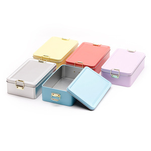 180*110*55mm bánh dứa hộp sắt bao bì kẹo cưới cầm tay Hộp Quà Tặng Tiramisu thực phẩm khóa hộp sắt bao bì - Product Image 1