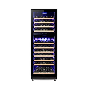 Noiseless Home Cellar Wine Fridge Electric Wine Cabinet Dual Zone Wine bottle cooler