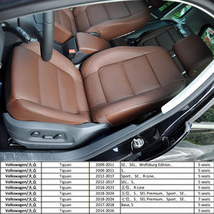 สำหรับรถยนต์ Volkswagen Tiguan SE SEL Sport R-Line ปี 2009-2024 ชุดหุ้มเบาะรถยนต์แบบสั่งทำพิเศษ วัสดุหนัง Nappa สำหรับ 5 ที่นั่ง - Product Image 2