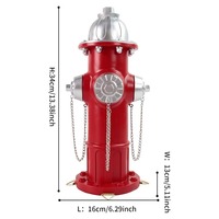 Bouche d'incendie formation chien jouets chien urinoir extérieur pelouse créative ornement extérieur Patio forêt paysage bouche d'incendie décoration