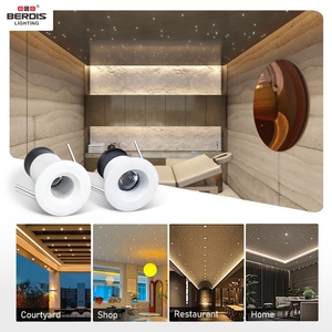 <span class=keywords><strong>12V</strong></span> DC Berdis Anti-éblouissement En Aluminium CE RoHS Ip54 Découpé 16mm <span class=keywords><strong>Plat</strong></span> Downlight Spotlight 1w <span class=keywords><strong>Led</strong></span> Cabinet Light pour Magasin - Product Image 6