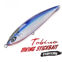 WEI 215mm/130g leurre de pêche flottant plongée Stickbaits eau salée gros jeu leurres de pêche