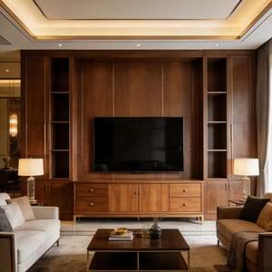 BALOM Custom Modern Luxury Living Room Furniture <b>TV</b> <b>Stand</b> Set Solid Wood <b>TV</b> Cabinet Media Console Meuble <b>TV</b> Unit - Product Image 4