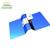 Système de Support de montage de toit trapézoïdal pince de toit ondulée Kit de montage de panneau solaire