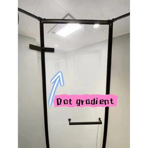 Height 243.5CM Gradient Dot PET Frosted Self Adhesive Privacy Glass <b>Window</b> <b>Sticker</b> Office <b>Window</b> Decorative Glass Film - Product Image 2