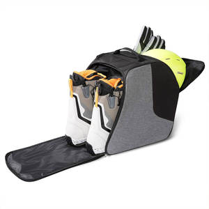Sac de transport rembourré et imperméable à bandoulière pour équipement de <span class=keywords><strong>ski</strong></span> d'extérieur transfrontalier, avec compartiment pour chaussures de <span class=keywords><strong>ski</strong></span> et roulettes - Product Image 1