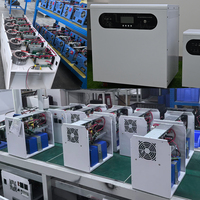 Système de stockage d'énergie LiFePO4 1000W 24V avec roues pivotantes pratiques, contrôleur solaire MPPT tout-en-un et onduleur à onde sinusoïdale pure