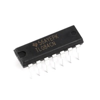 Amplificateur opérationnel à entrée JFET quadruple TL084CN, amplificateur opérationnel à faible bruit et haute vitesse, amplificateur analogique PDIP14
