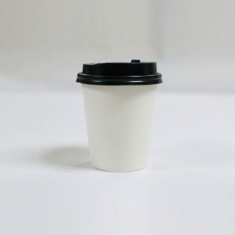 Big Sell-4oz-80ml-Single Wall Packaging Paper Coffee Cups With Lid Cheaper Paper Cups for Hot Drinks