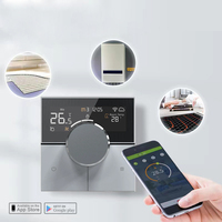 Termostato Wifi Inteligente para Caldera de Gas Calefacción por Suelo Radiante Diseño Moderno Control Digital Programable Regulación de Temperatura
