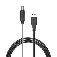 Câble de données USB 2.0 blindé nickelé, USB 2.0 Type A mâle vers Type B mâle, pour imprimante, scanner, 1,5 m, 3 m