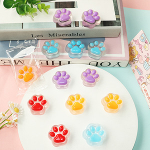 Mini Juguetes Blandos de Silicona con Forma de Pata de Gato, Juguetes Sensoriales Antiestrés, Unisex, de 8 a 13 Años - Product Image 2