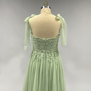 Robe de mariée en tissu dentelle pour femmes Robe de mariée <span class=keywords><strong>vert</strong></span> <span class=keywords><strong>émeraude</strong></span> Alibaba Robes de mariée pour <span class=keywords><strong>demoiselle</strong></span> <span class=keywords><strong>d</strong></span>'<span class=keywords><strong>honneur</strong></span> - Product Image 6