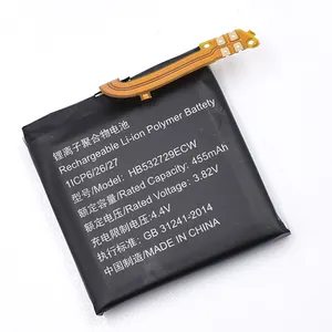 Новый оригинальный аккумулятор HB532729ECW 455 мА/ч, 46 мм батарея для Huawei часы GT2 GT 2 HB532729EFW GT2 pro 451 мАч часы 46 мм батарея