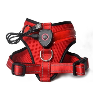 สายจูงสุนัขสะท้อนแสงปรับได้แบบ USB สายจูงสัตว์เลี้ยงเรืองแสงในที่มืดสำหรับสุนัขขนาดเล็กขนาดกลางขนาดใหญ่ - Product Image 2