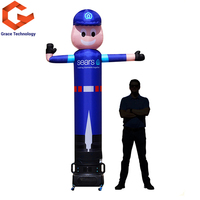 Personnalisé L'air Humain Vacille Personnage Gonflable de Danseur D'air De Tube Homme Grande