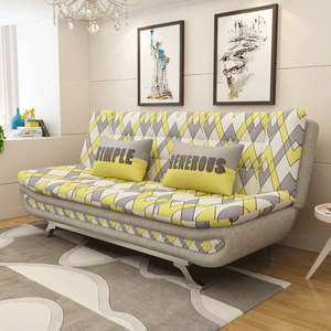 <span class=keywords><strong>Canapé</strong></span>-lit pliant robuste en acier et bois renforcé, futon avec éponge haute densité anti-affaissement, fabrication sur mesure - Product Image 3