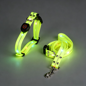 Collar para Perro Personalizable con LED, Reflectante, Táctico, de Lujo, para Entrenamiento, para Perros y Gatos - Product Image 1