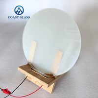 Verre décoratif moderne durable anti-UV en cristal liquide dispersé dans un matériau polymère (PDLC) pour salle de bain, hôpital, industrie