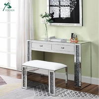 Coiffeuse et tabouret miroir populaires – Commode miroir tendance