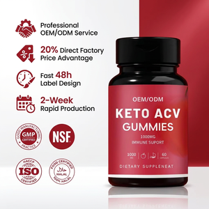 Gummies Keto ACV à Marque Blanche OEM/ODM 1000mg <span class=keywords><strong>Vinaigre</strong></span> <span class=keywords><strong>de</strong></span> <span class=keywords><strong>Cidre</strong></span> <span class=keywords><strong>de</strong></span> Pomme avec la Mère – Métabolisme, Brûle-Graisse, Gestion du Poids, Détox - Product Image 4