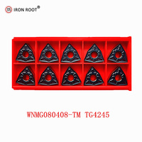 Alat Pemotong Logam CNC Lathe, Sisipan Karbida untuk WNMG080404/08/12-TM/PR/43/GT/PK/PMK TG4245
