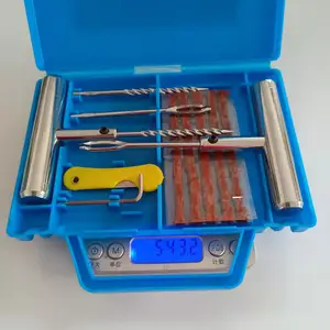 Hot selling cheap price factory wholesale kit tire repair tools set Bule box Tool kit