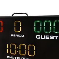 Chronomètre de tir de basket-ball portable avec affichage de l'heure de jeu pour écoles, clubs, gymnases - Vente en gros usine